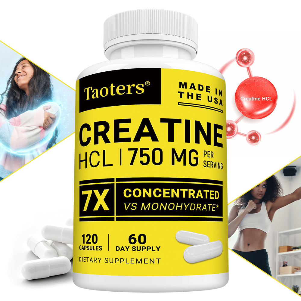 Creatine Hcl Capsule - Kreatin HCl Kapsülleri, Kas Gücünü Artırır,