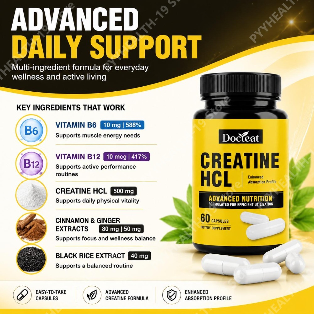 Docteat Kreatin HCL Kapsülleri - Creatine Hcl Capsule incelemesi ve fiyatı